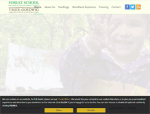 Tablet Screenshot of forestschoolsnpt.org.uk